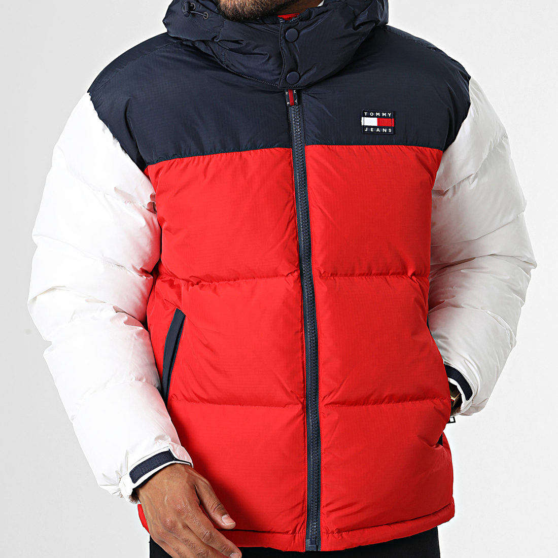 Doudoune color hotsell block tommy hilfiger