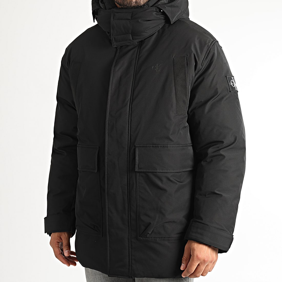 Calvin Klein Parka Capuche 1969 Noir