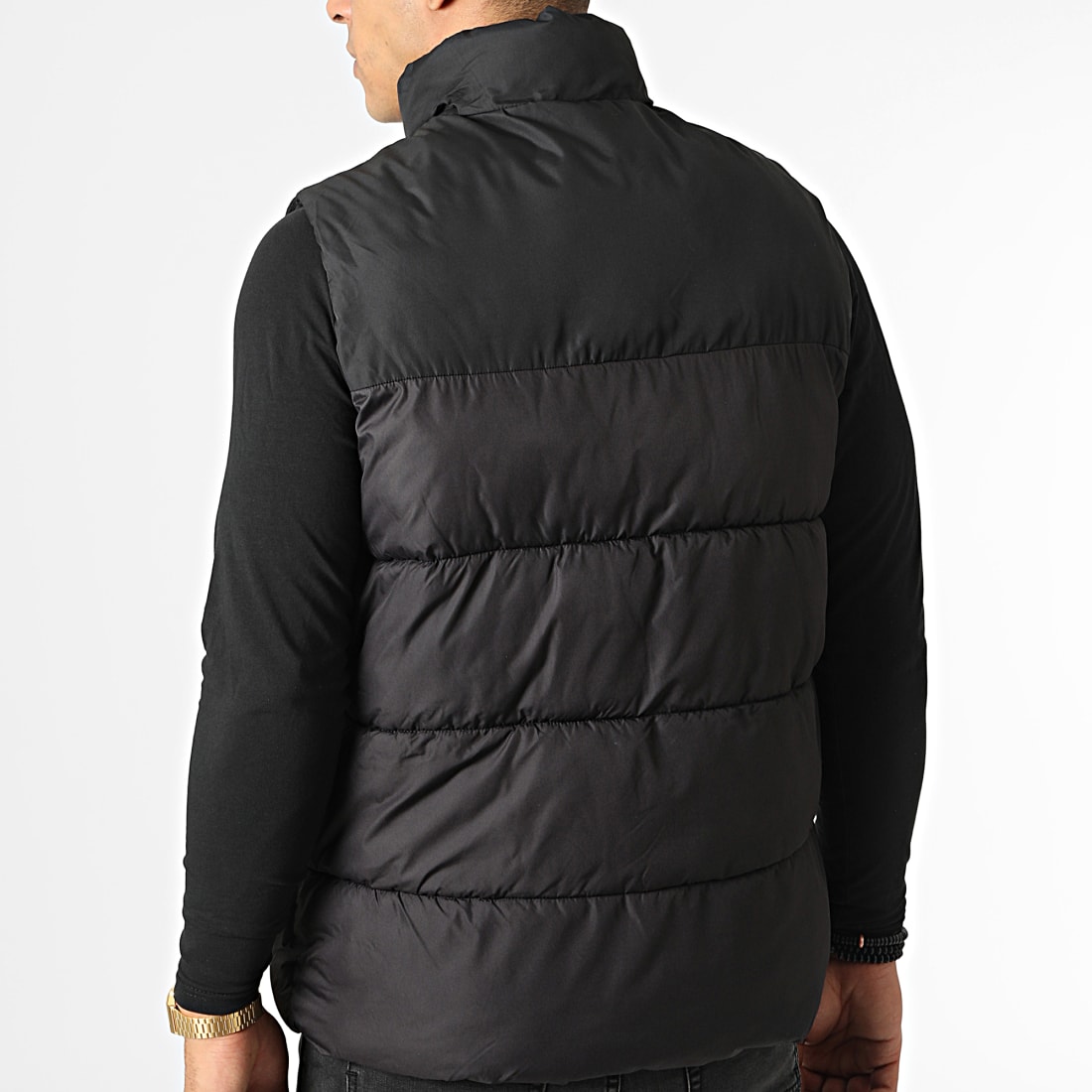 Jack And Jones Doudoune Sans Manches Chili Noir