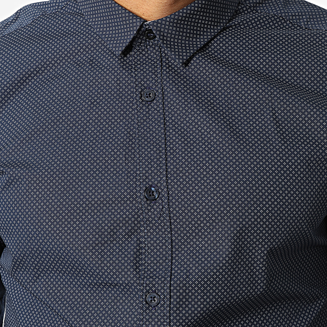Teddy Smith - Chemise Manches Longues 10711547D Bleu Marine ...