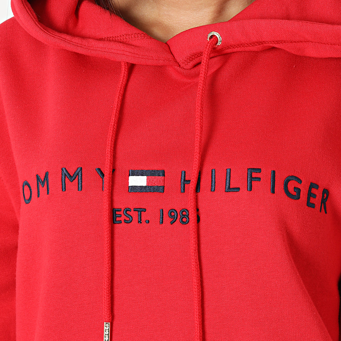 basket tommy hilfiger femme rouge