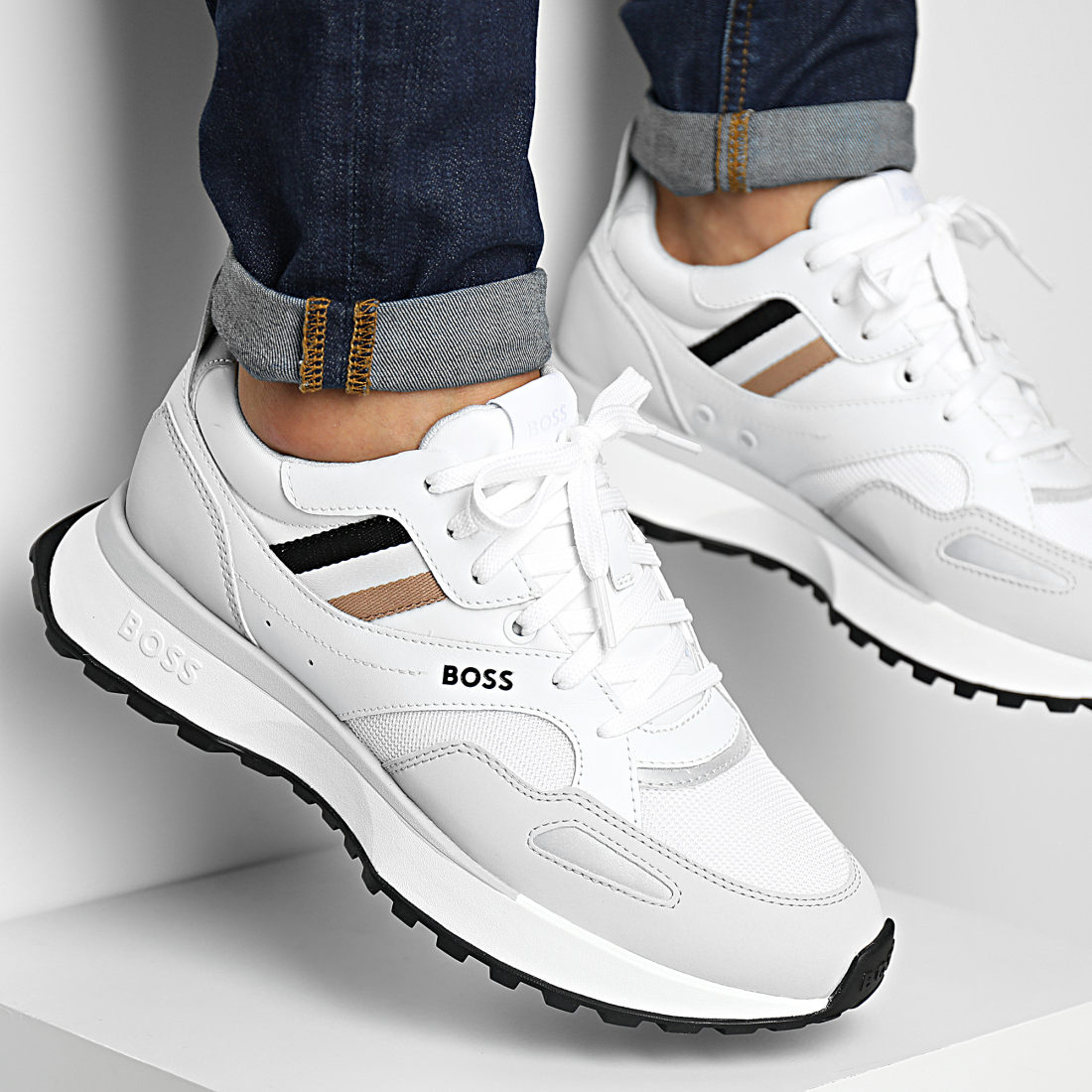 BOSS Baskets Jonah Runner 50480546 White