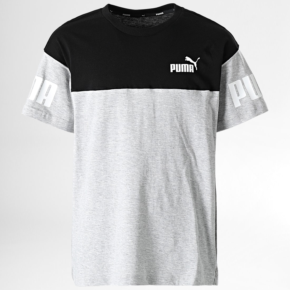Tee shirt 2025 puma enfant noir