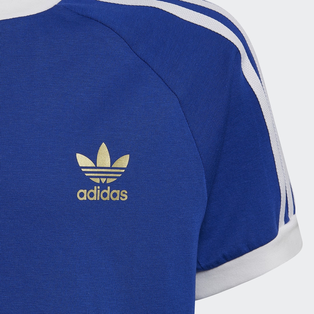 Adidas Originals Tee Shirt Enfant 3 Stripes HL9405 Bleu Roi