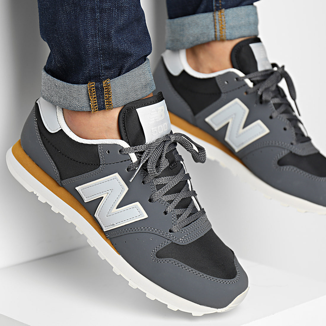 new balance 500 black