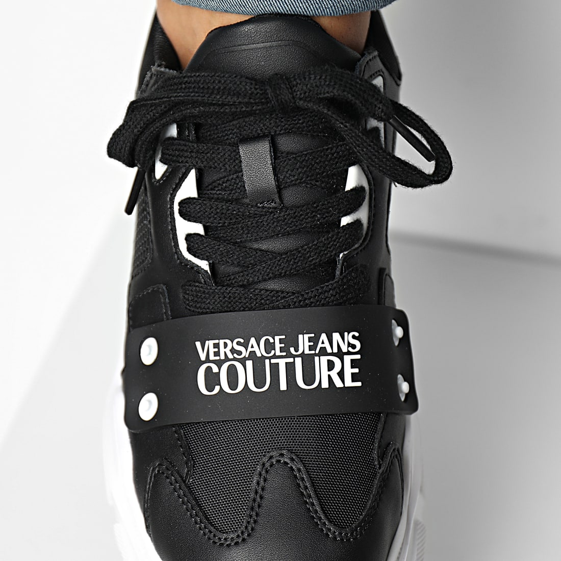 Versace Jeans Couture Baskets Fondo Speedtrack 73YA3SC4 Black