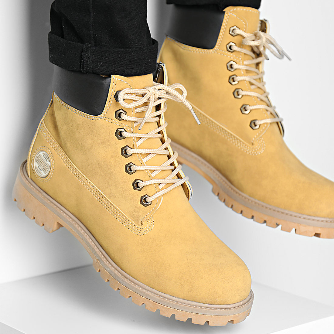 Bottes nubuck camel clearance