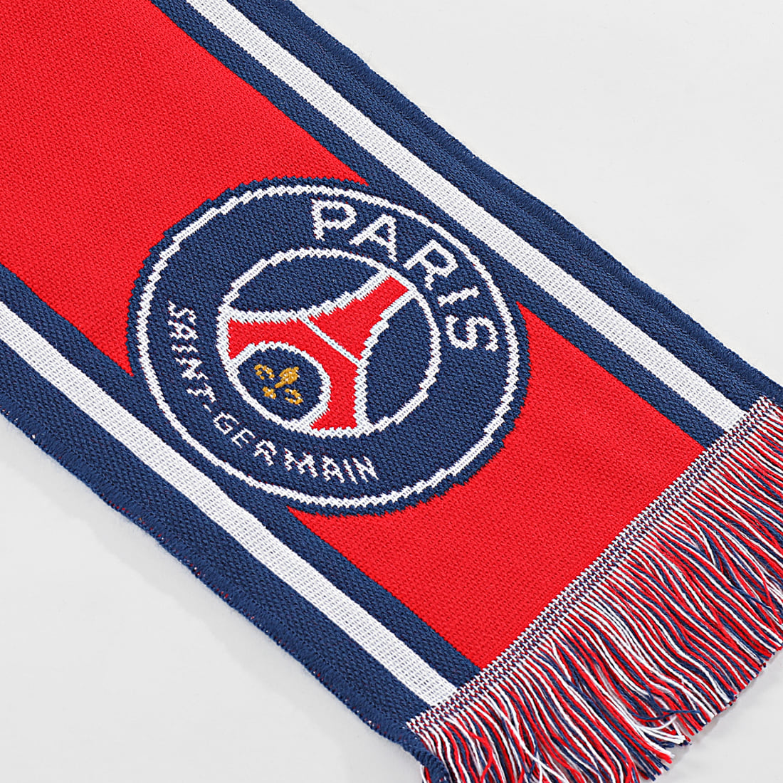 PSG - Echarpe Paris Saint-Germain IV Rouge Gris Anthracite 