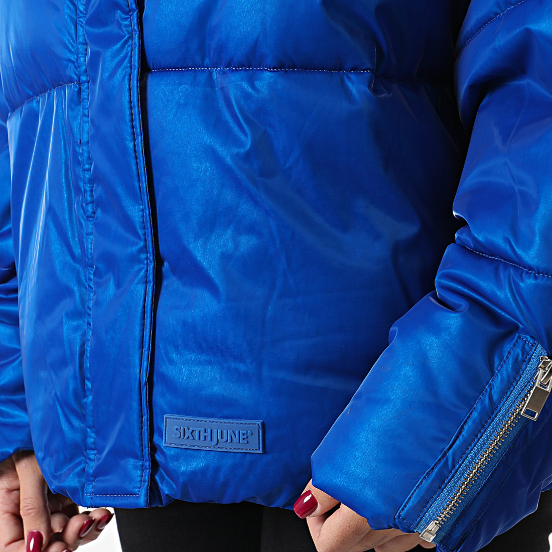 Doudoune femme deals bleu roi