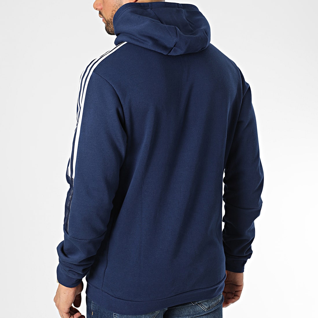 Adidas Performance - Sweat Capuche A Bandes GH4464 Bleu Marine -  LaBoutiqueOfficielle.com