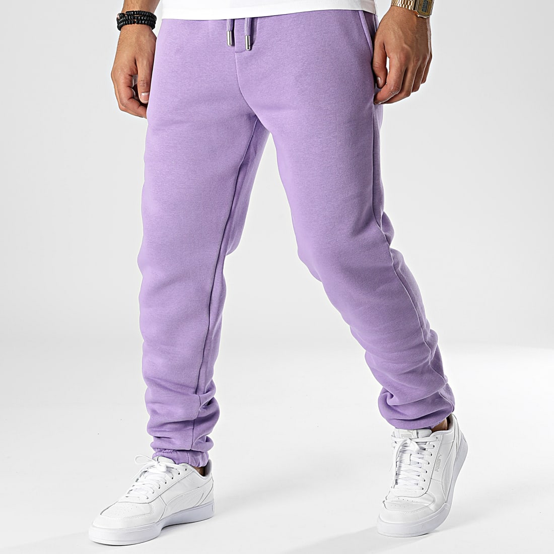 pantalon de jogging fille avec logo patine - camps united violet pantalons