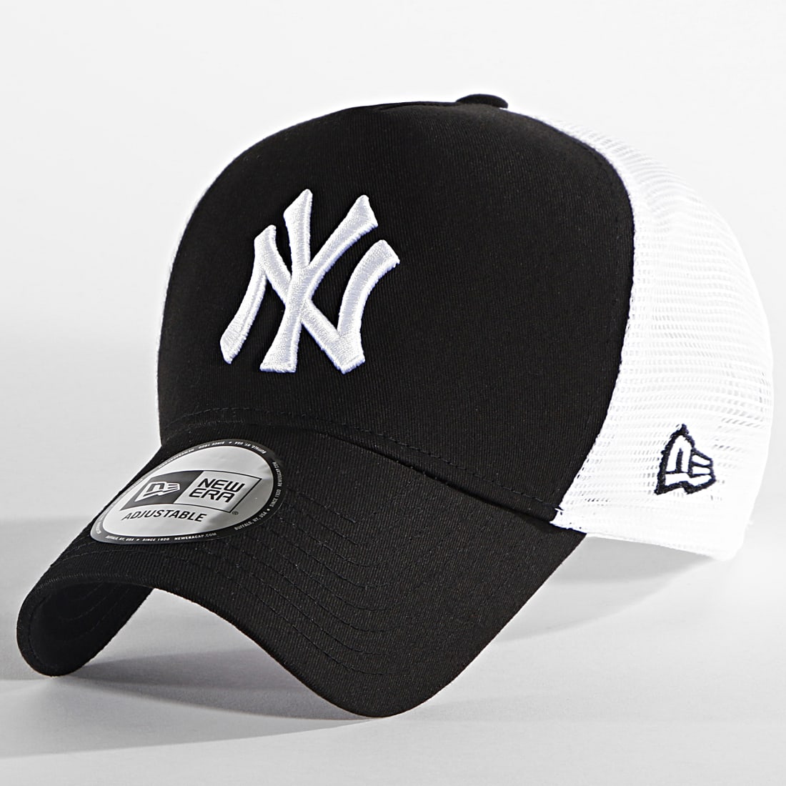 Choisir Casquette NY Blanc Noir, casquette baseball fashion livré 48h!