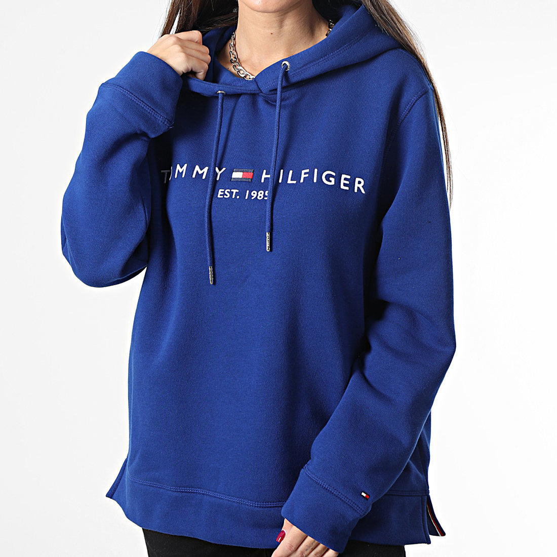 Femme Regular Robe A Capuche Tommy Hilfiger à Capuche Femme