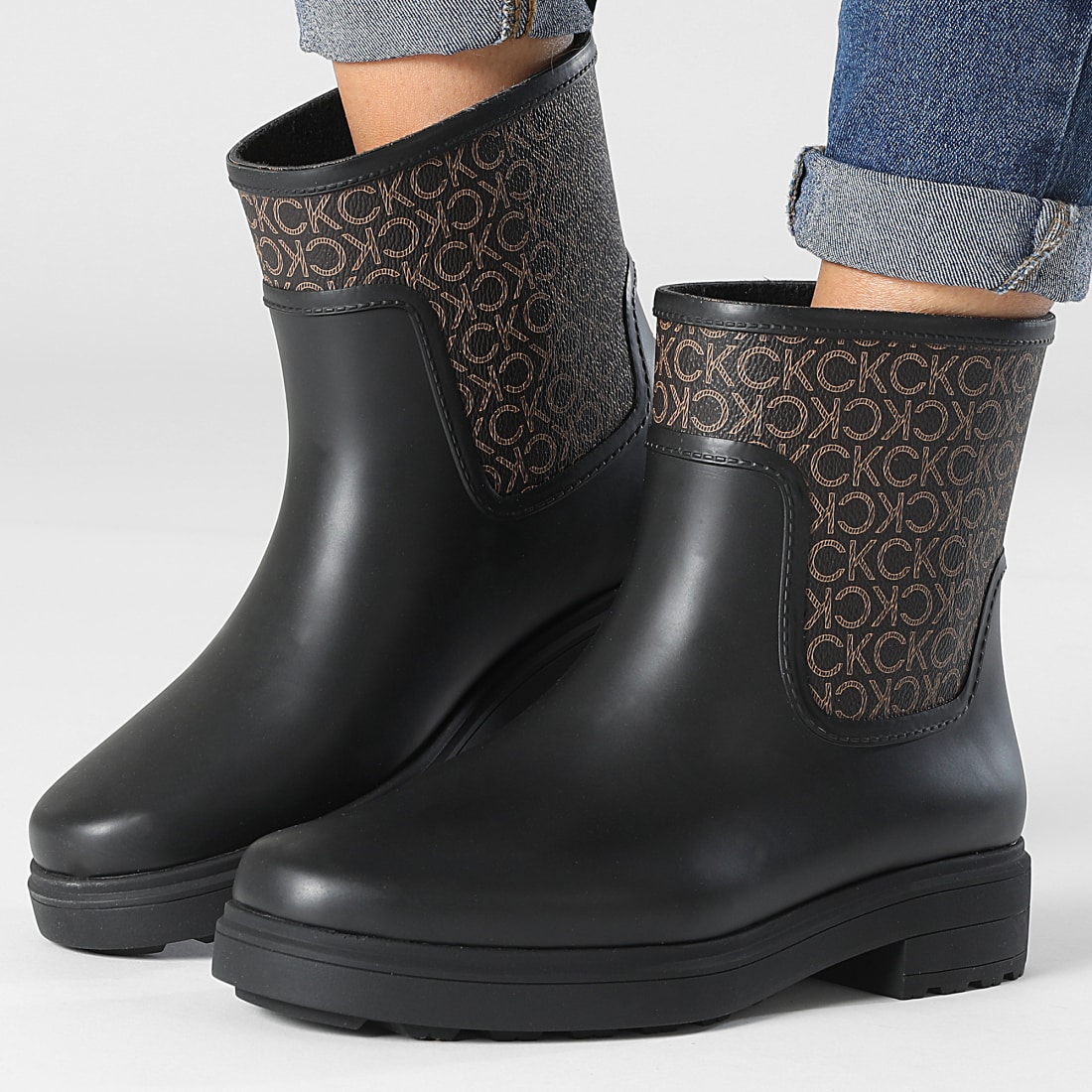 calvin klein bottes de pluie