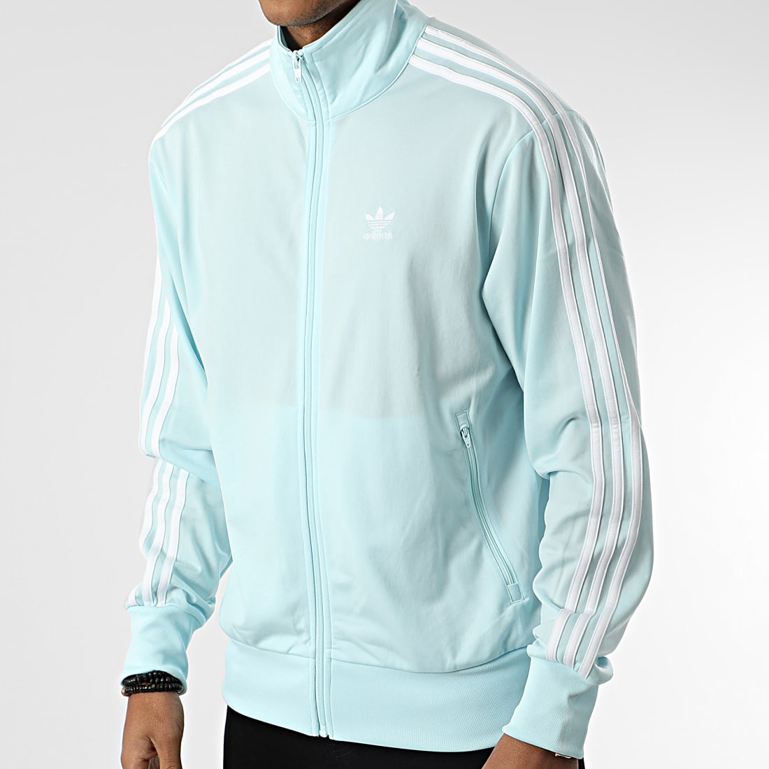 Veste adidas bleu on sale ciel