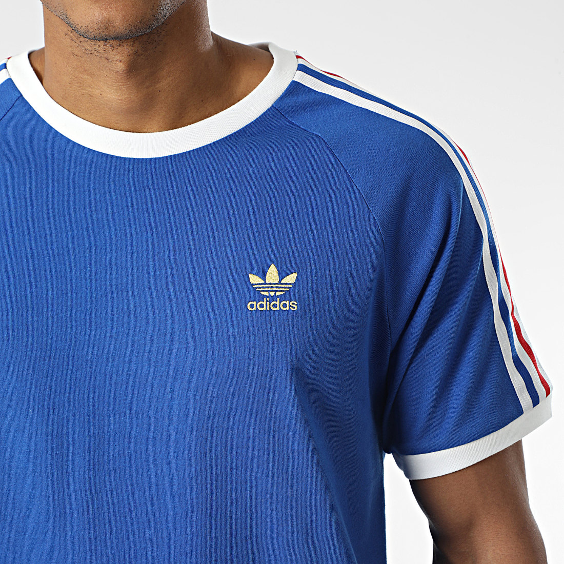 Adidas Originals - Tee Shirt A Nations HK7418 Bleu Roi Doré - LaBoutiqueOfficielle.com