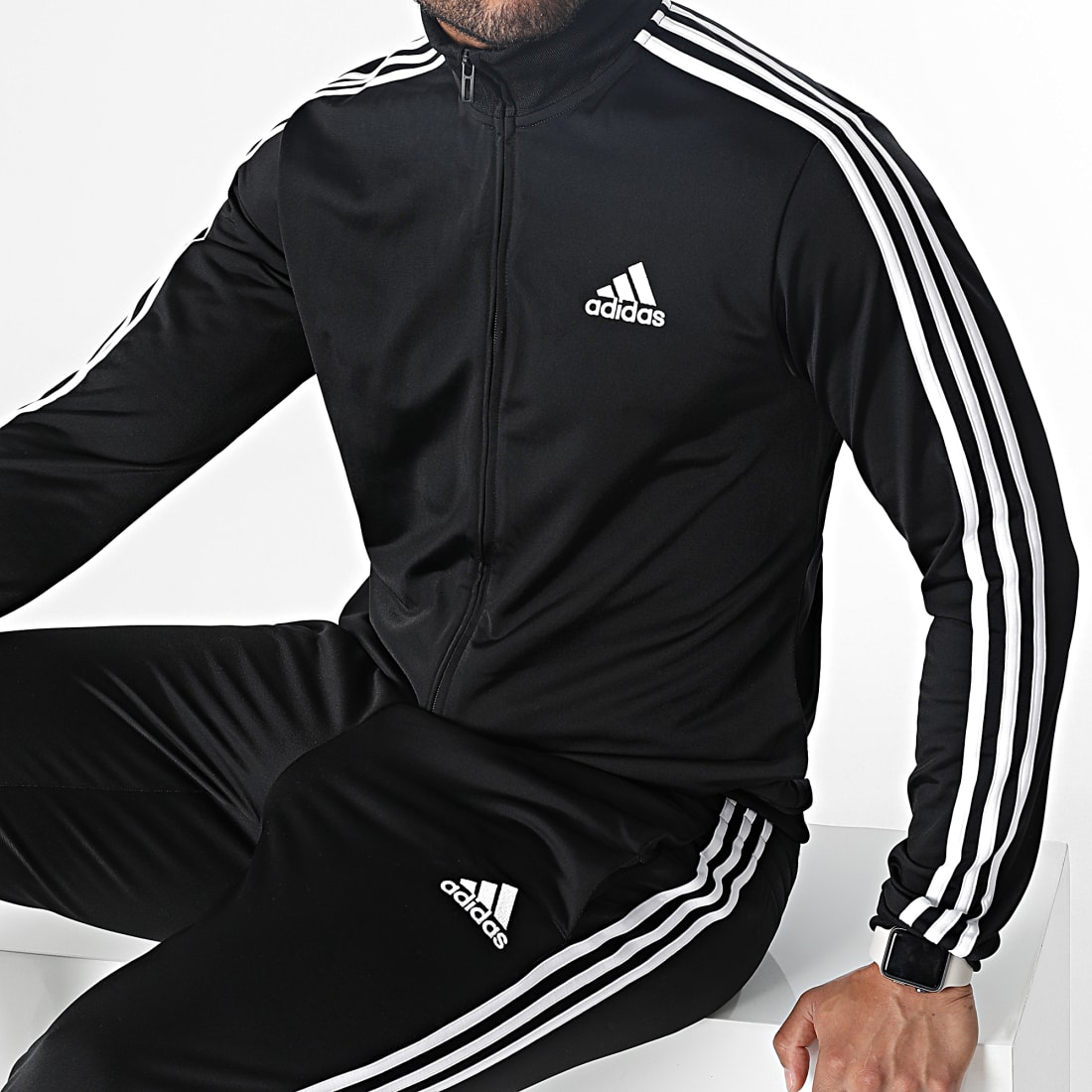 Veste De Survêtement Noir Adidas - Homme