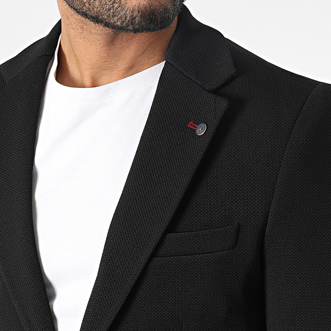 Black Needle Veste Blazer 20554 Noir