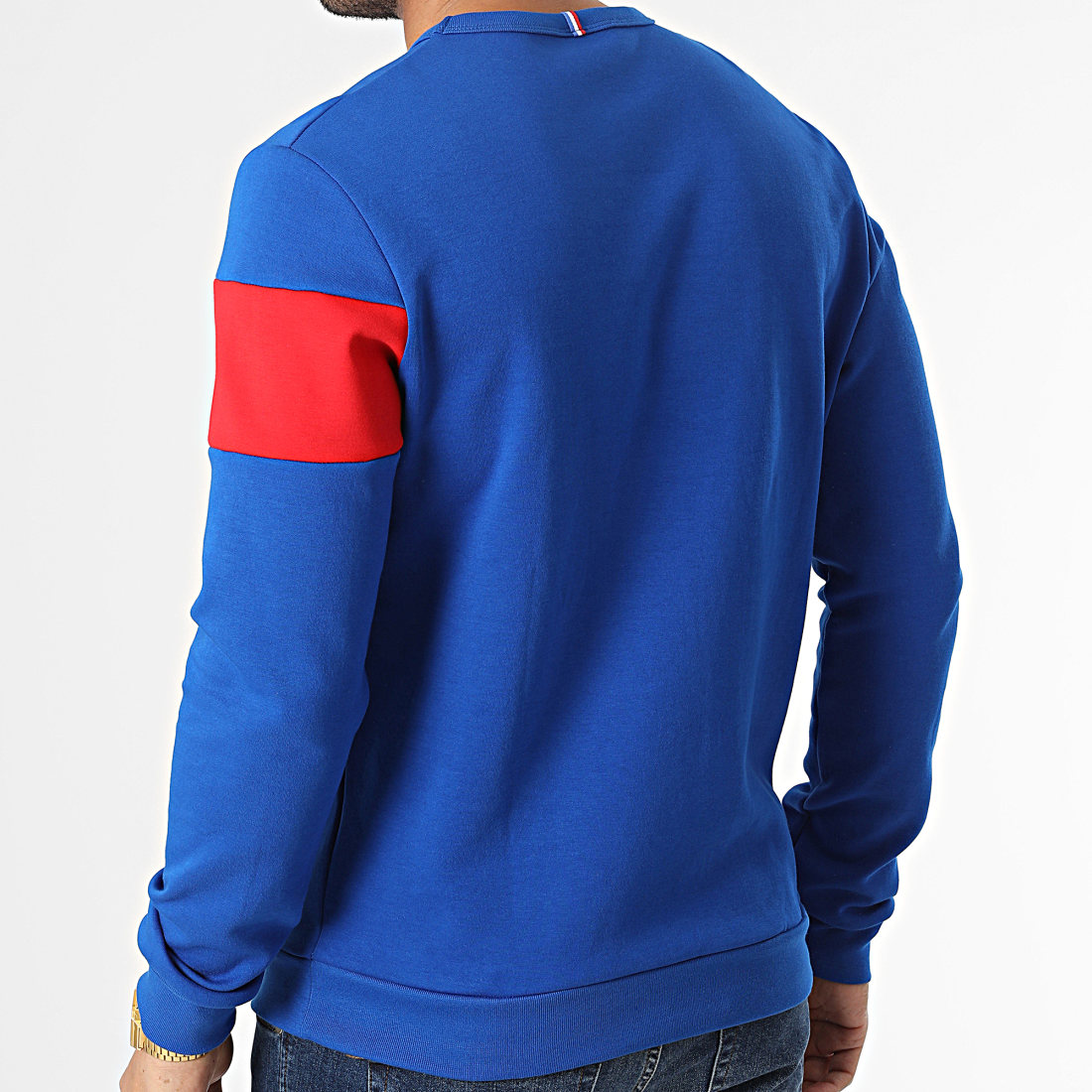 pull bleu blanc rouge coq sportif