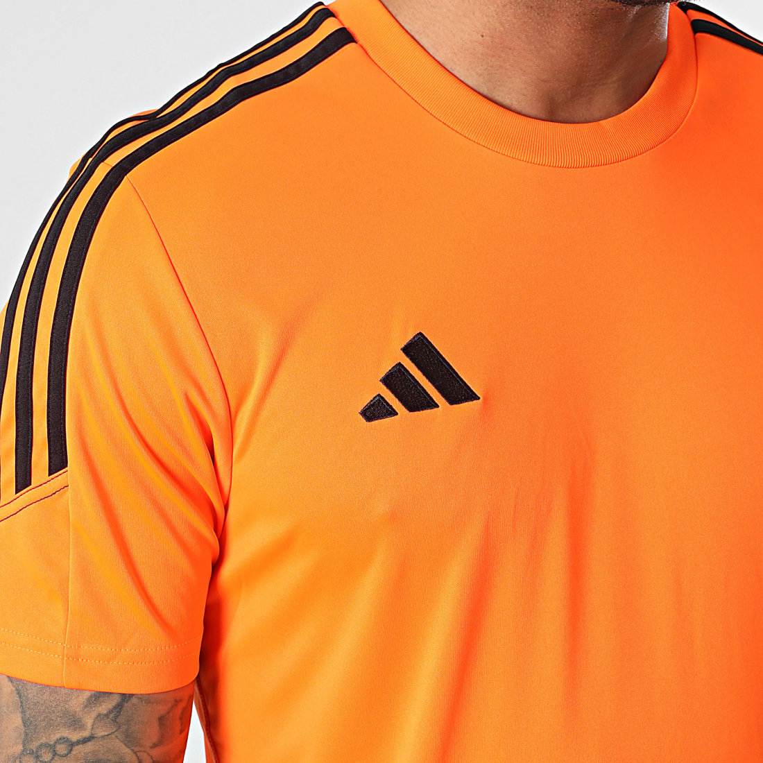 Adidas Sportswear Tee Shirt A Bandes Tiro 23 HZ0183 Orange Fluo