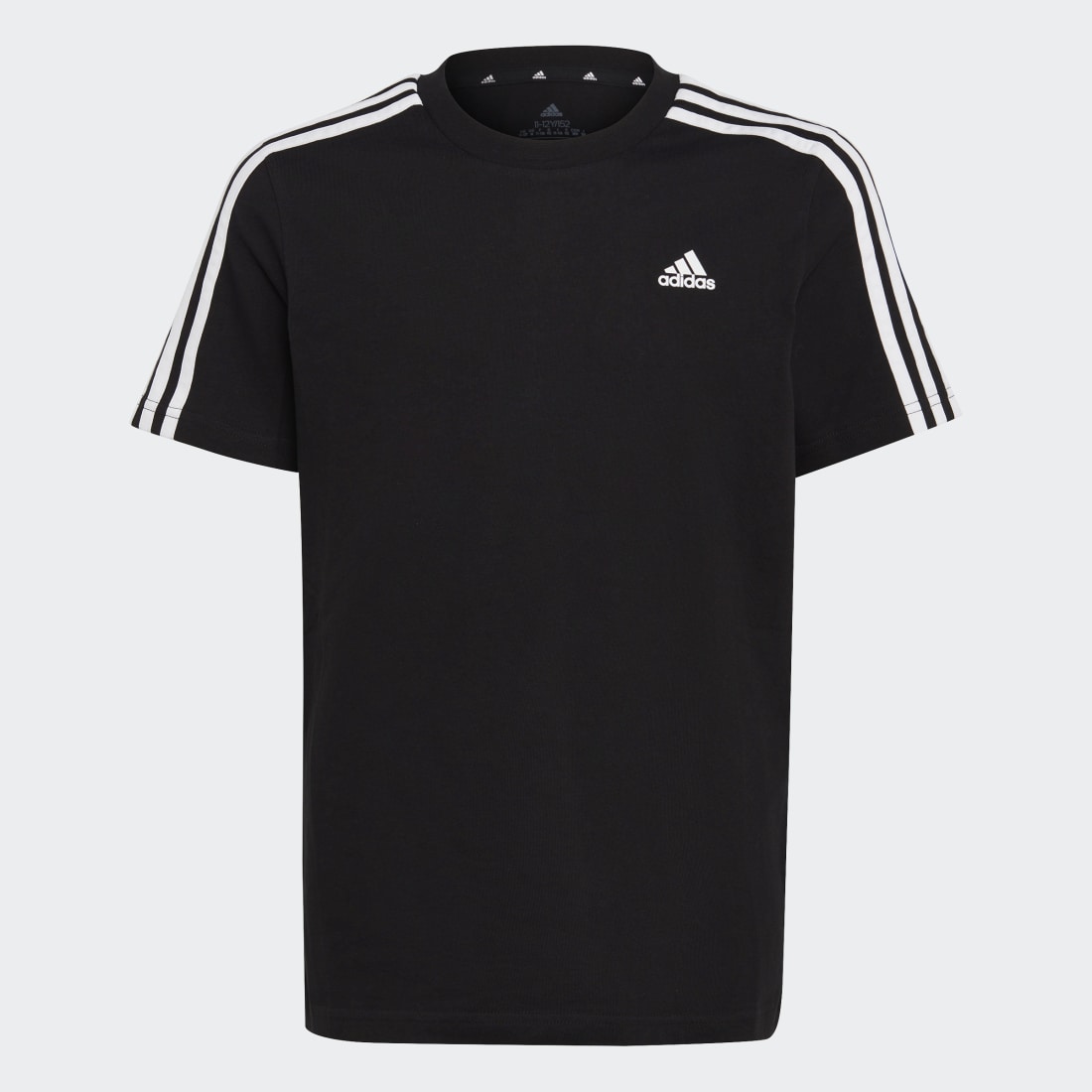 Adidas Sportswear Tee Shirt A Bandes Enfant 3 Stripes HR6330 Noir