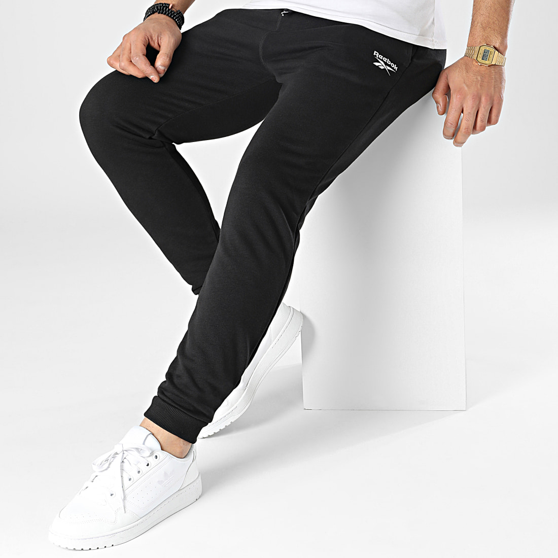 Reebok Pantalon Jogging HS7376 Noir