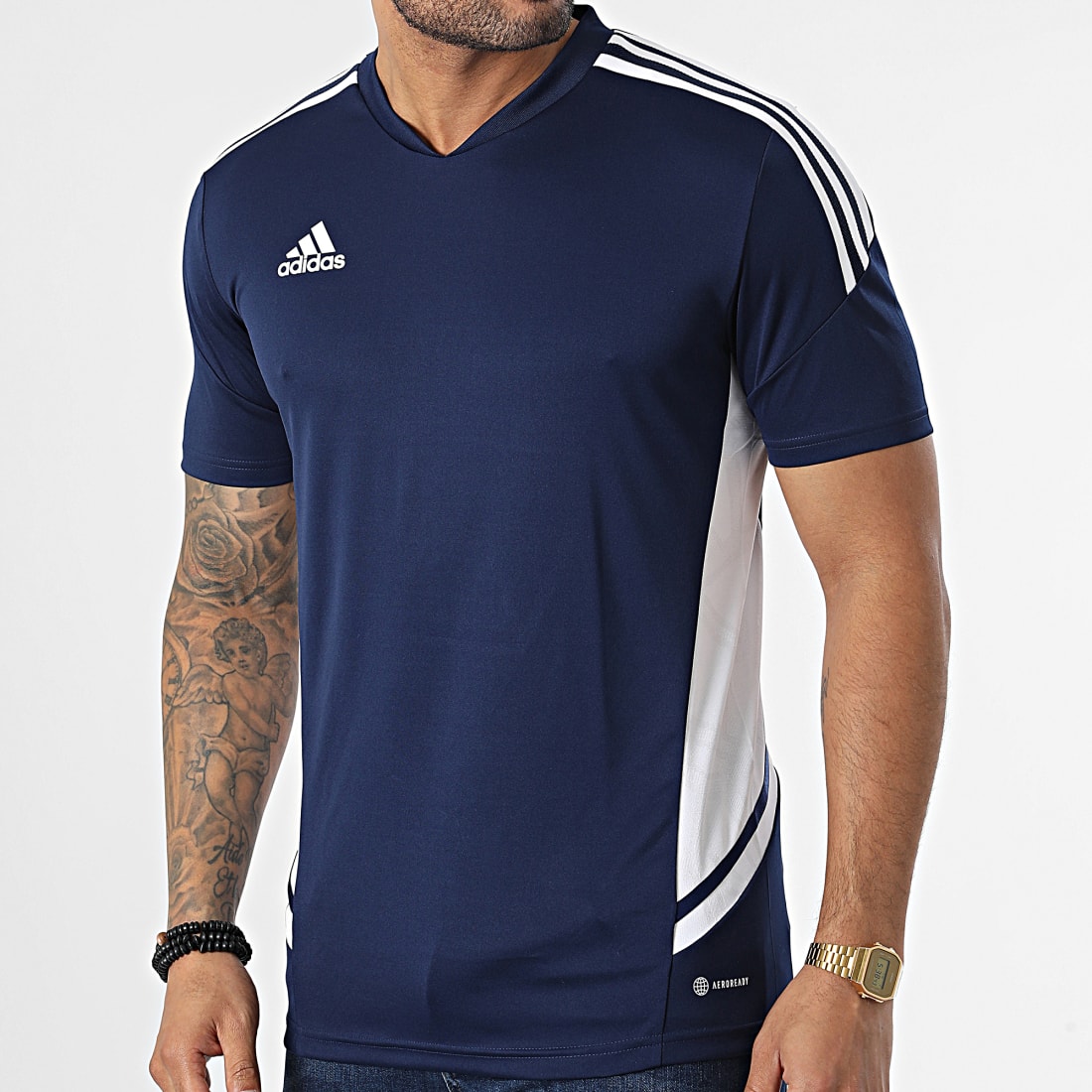 T-shirt 'adidas' - bleu marine - Kiabi - 20.00€