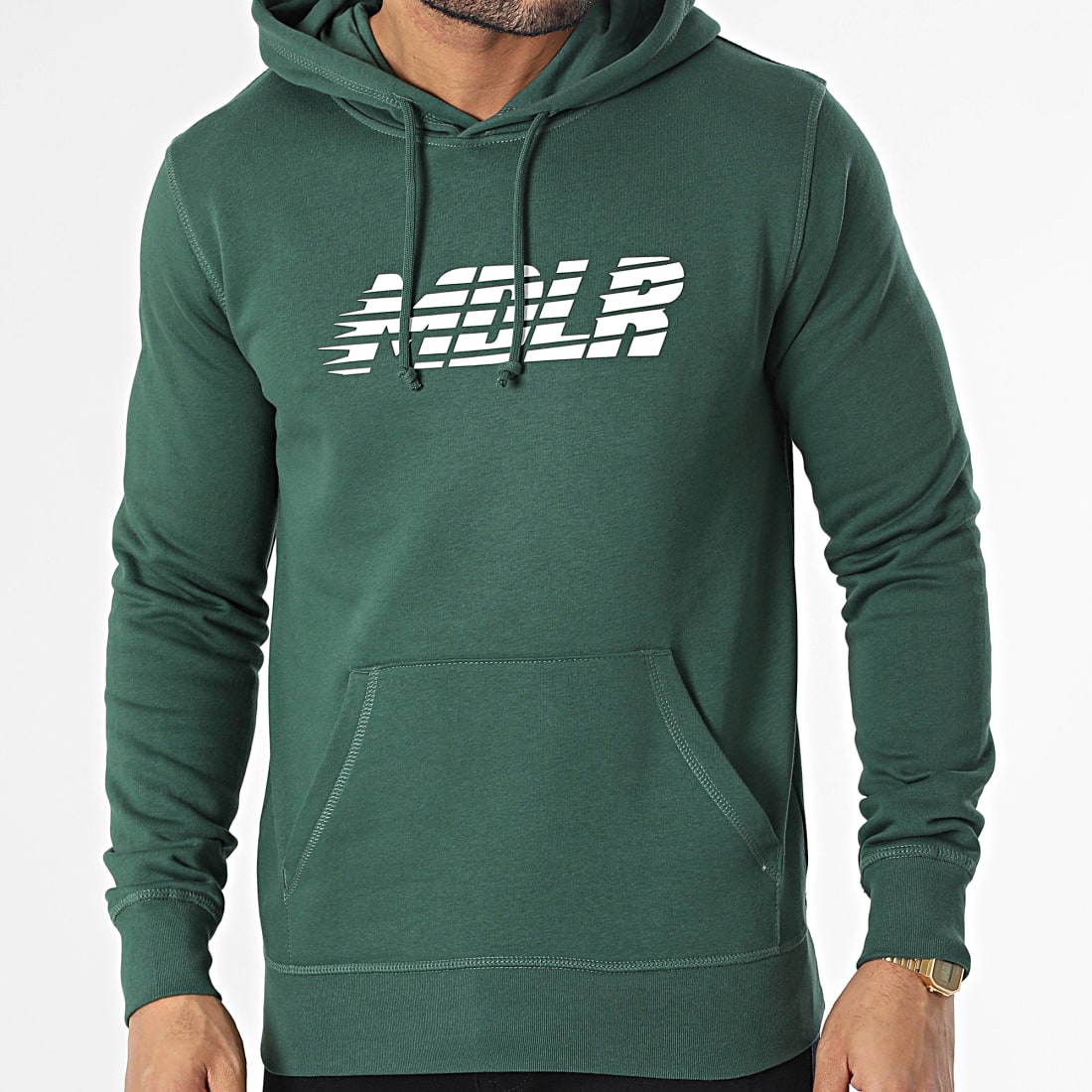 Morad Sweat Capuche MDLR Vert Blanc