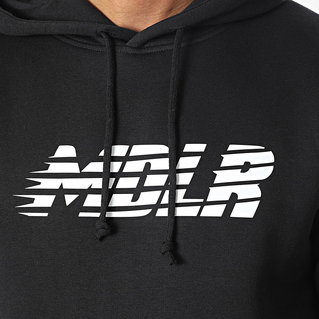 Morad Sweat Capuche MDLR Noir Blanc
