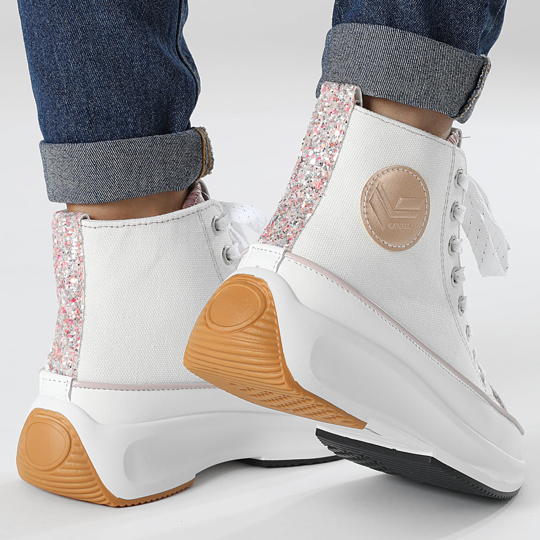 baskets montantes femme