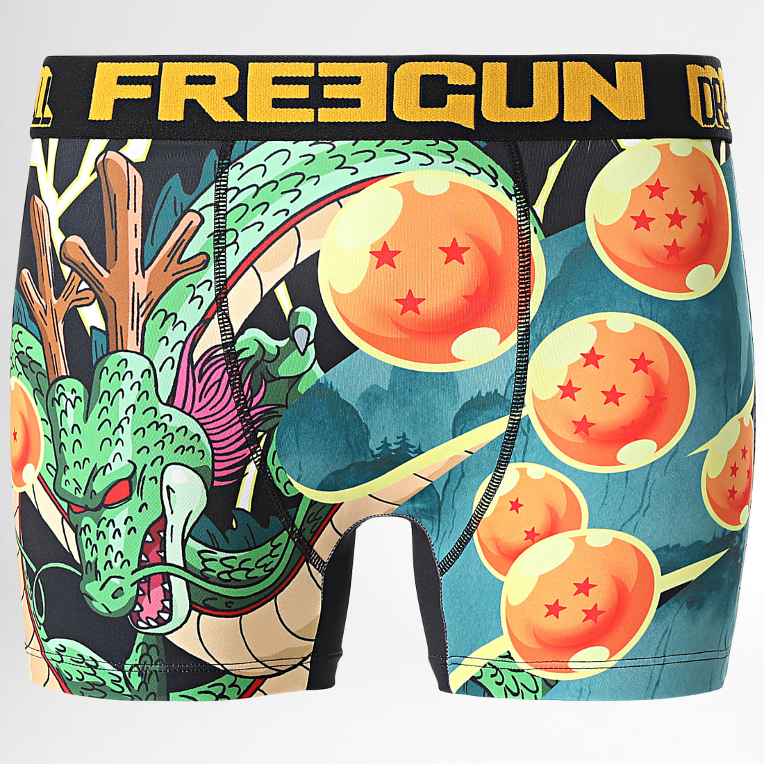 FREEGUN Herren Boxershorts Dragon Ball Z Gotenks Design | Stretch Mikrofaser & Atmungsaktiv
