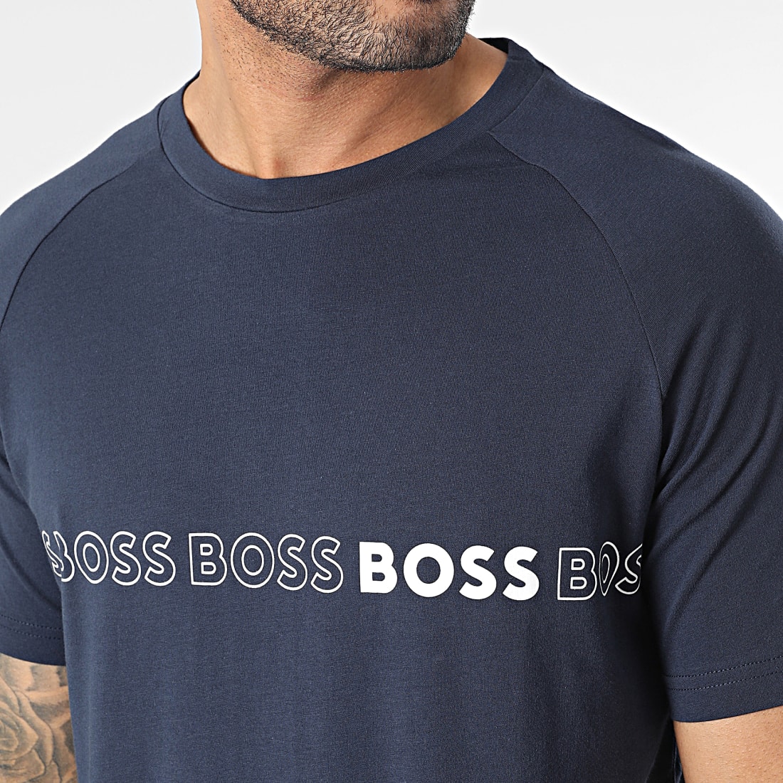 BOSS Tee Shirt 50491696 Bleu Marine