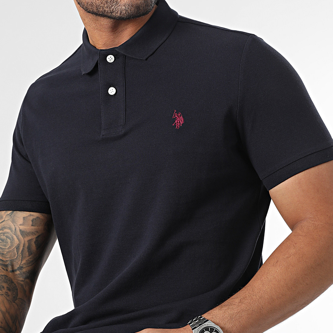 US Polo ASSN Polo Manches Courtes King Bleu Marine
