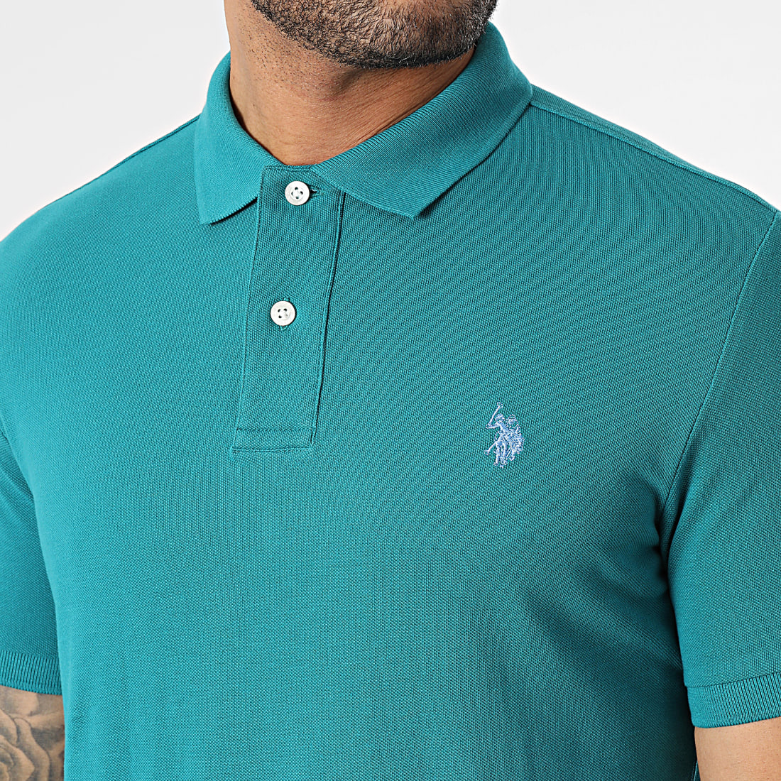 US Polo ASSN Polo Manches Courtes King Turquoise