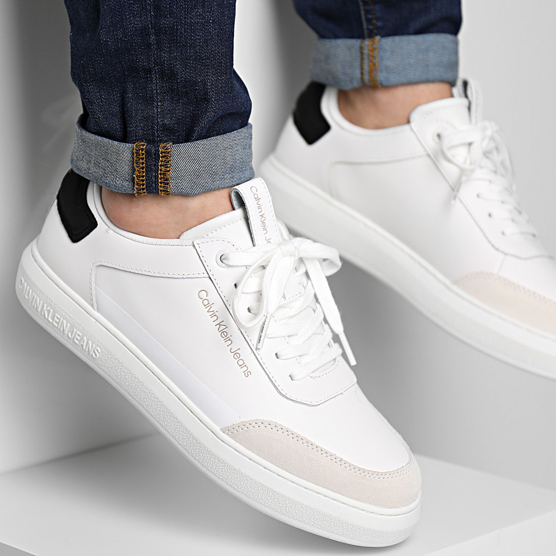 Calvin Klein Baskets Casual Cupsole High Low Frequency 0670 White