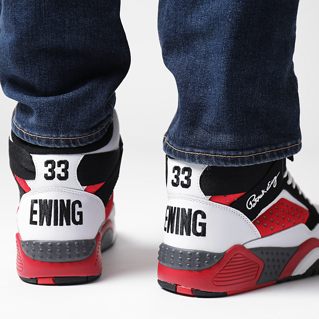 Focus Sneaker  Red, White, Black – Ewing Athletics