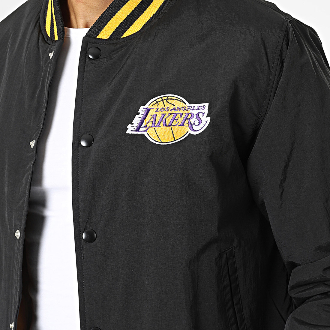 New Era Veste Bomber Script Los Angeles Lakers 60332205 Noir
