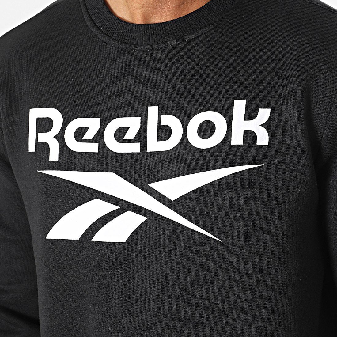 Reebok - Sweat Crewneck Reebok Identity Big Logo H54791 Noir ...