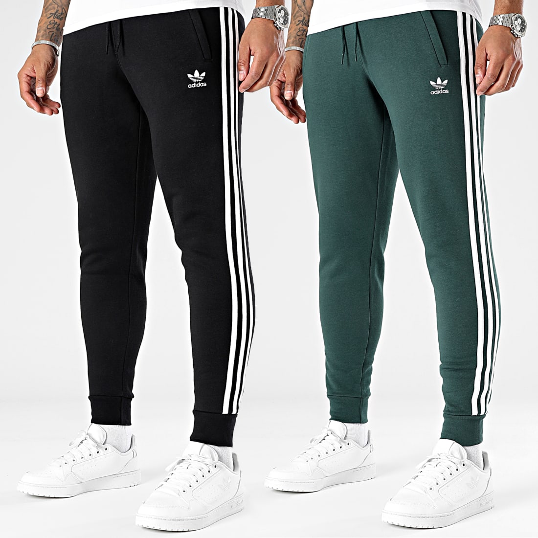Adidas Originals - Pantalon Jogging A Bandes GN3458 Noir 