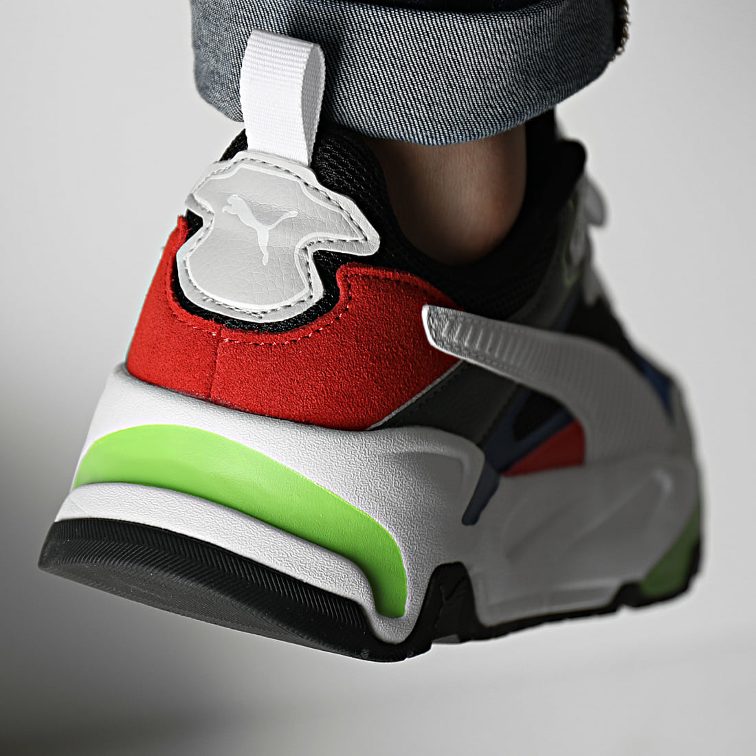 Puma Baskets Trinity 389289 Black Silver Glacial Gray