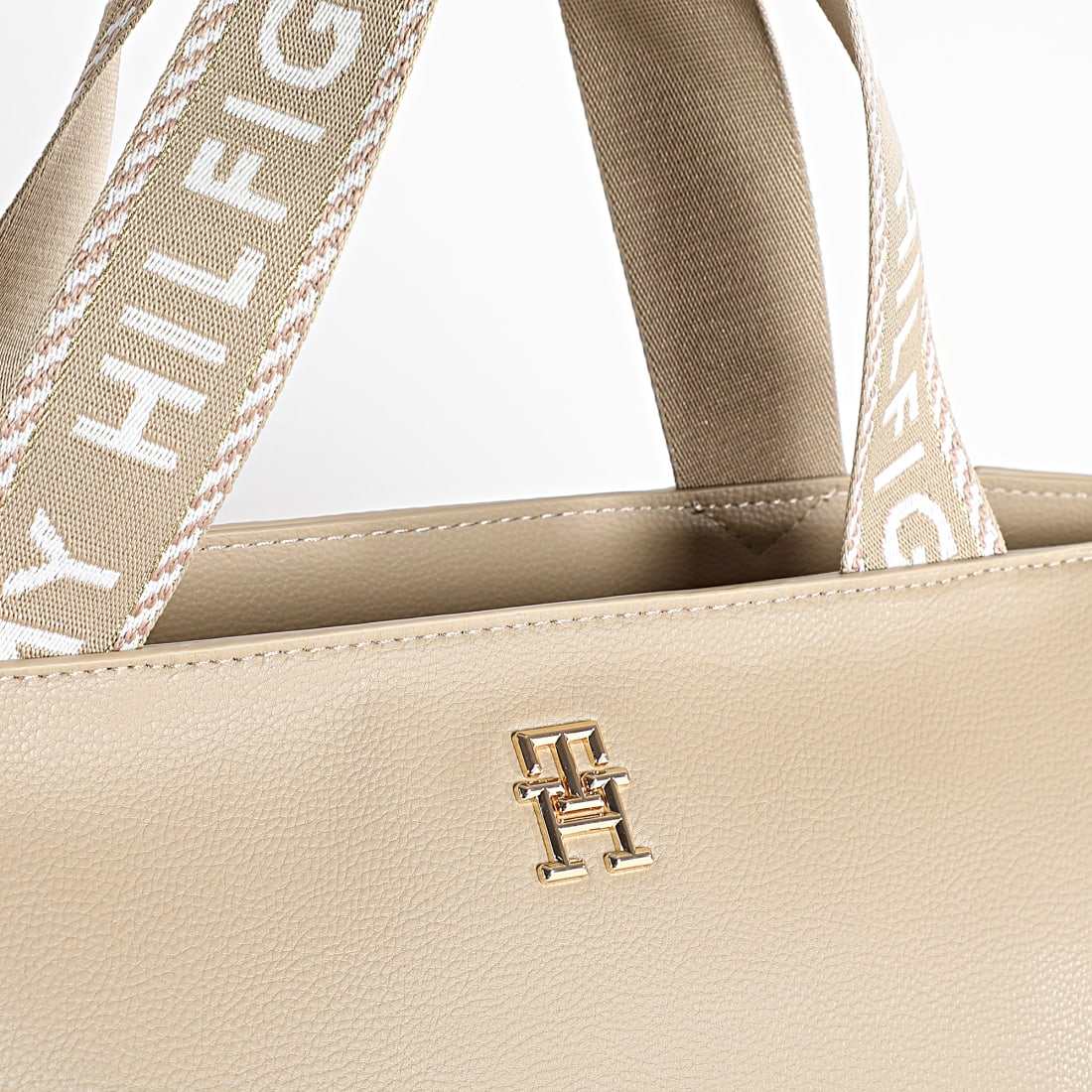 Tommy Hilfiger Sac A Main Femme Tommy Life Tote 4469 Beige
