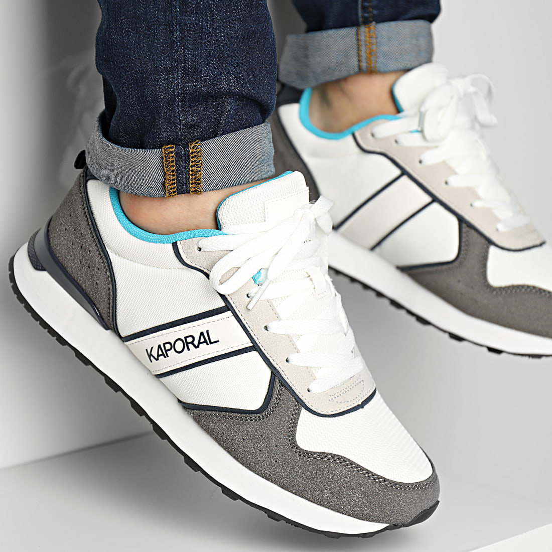 Kaporal Baskets Butil 63312 Blanc Gris