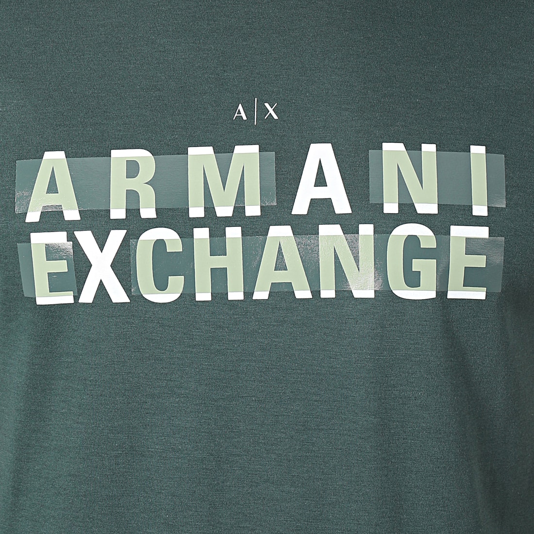 Armani Exchange Tee Shirt 3RZTBCZJA5Z Vert Foncé