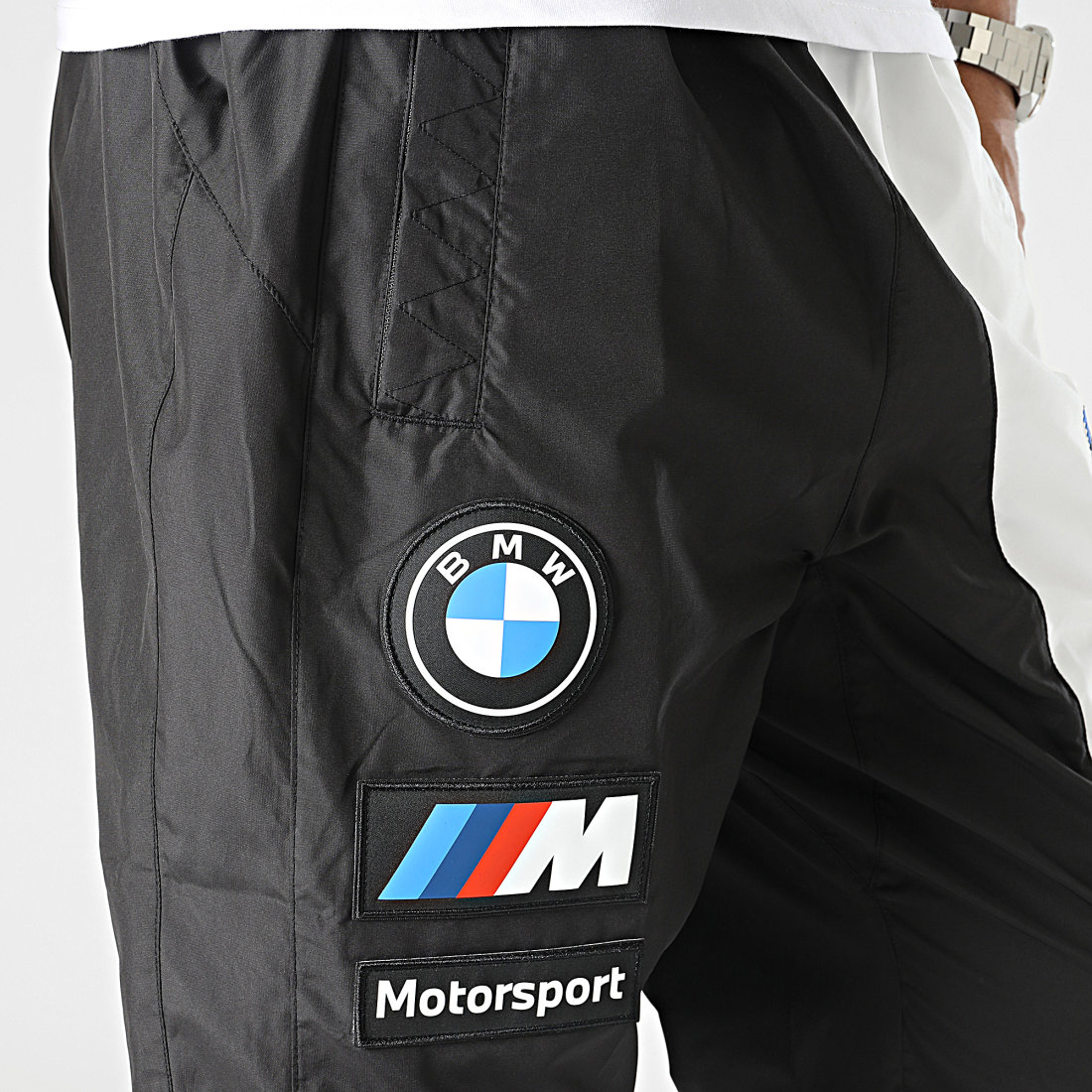 Pantalon BMW Motorsport Puma Jogging Race Noir / Blanc 539819-01 - homme