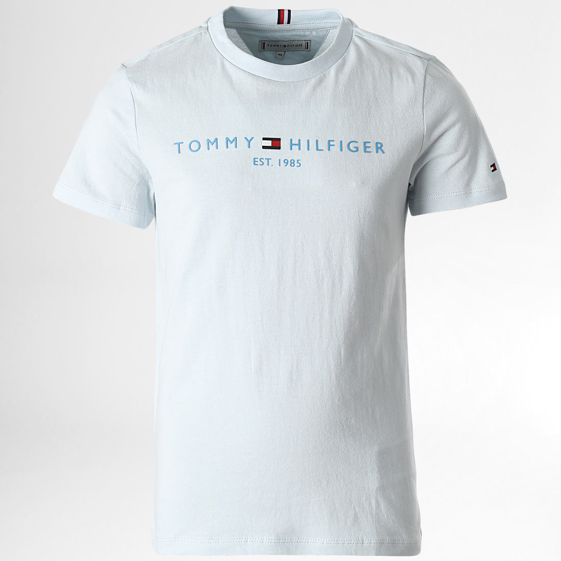 Tommy Hilfiger Tee Shirt Enfant Essential 0397 Bleu Ciel