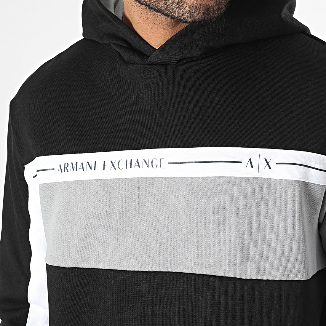 Armani Exchange Sweat Capuche 3RZMFBZJDEZ Noir