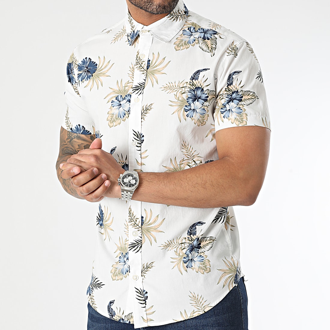 Chemise Blanche Formelle Pour Enfant - Manches Longues, Boutonnage - Filles Et Garçons - Coton Mélangé