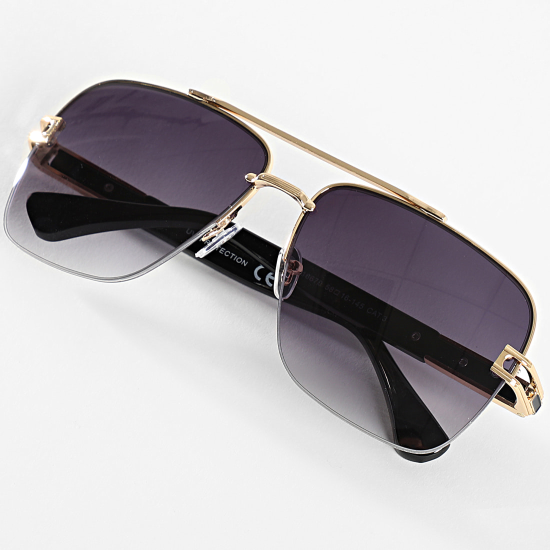 Classic Series De Soleil Doré Noir Dégradé