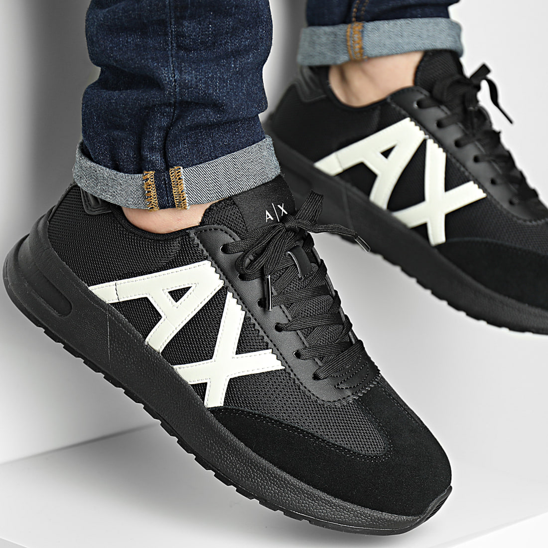 Chaussure armani exchange sales