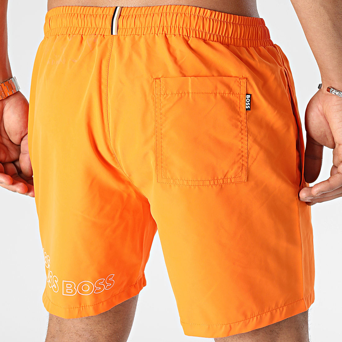 Short de bain discount hugo boss orange